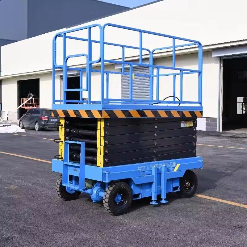 Hydraulic Industrial Mobile Scissor Lifts Electric Mini Scissor Lift Hydraulic Scissor Trolley Lift