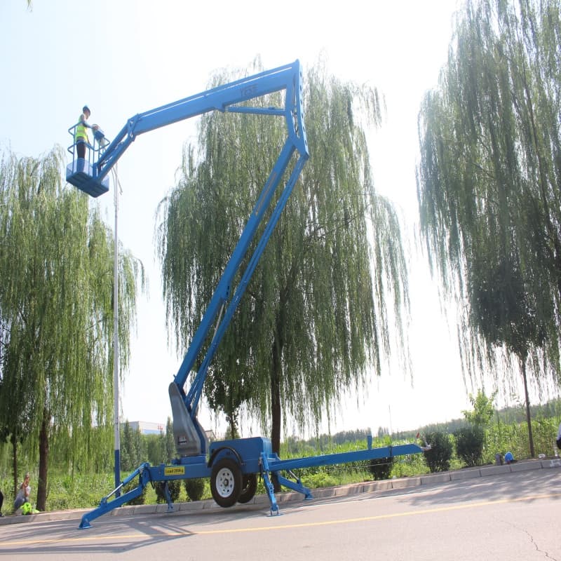 Towable Boom Lift With Diesel Electric Power