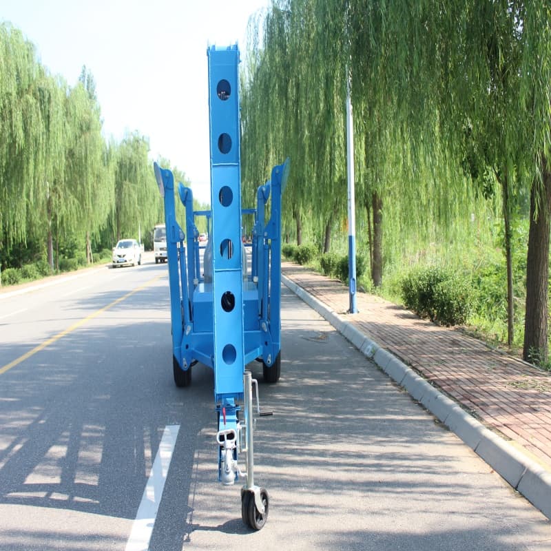 10~22m Trailer Boom Lift Machine