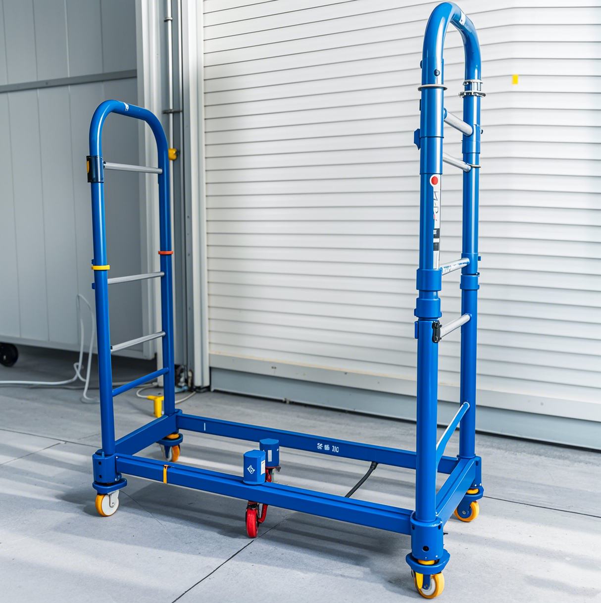 Mobile electric scaffolding lift