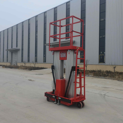 Two Mast Self Propelled Aluminum Man Lift