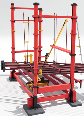 Scaffolding Lift Platform for Household Using