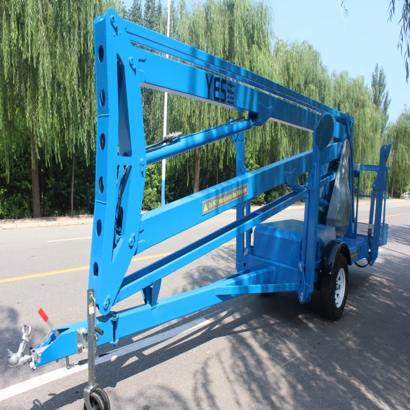 10~22m Trailer Boom Lift Machine