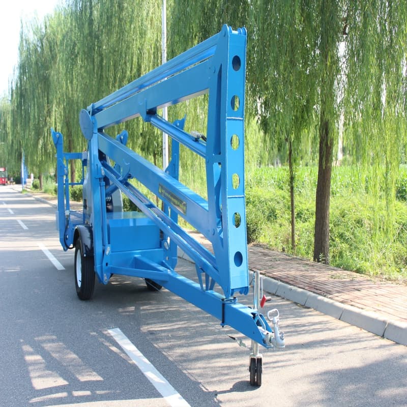 10~22m Trailer Boom Lift Machine