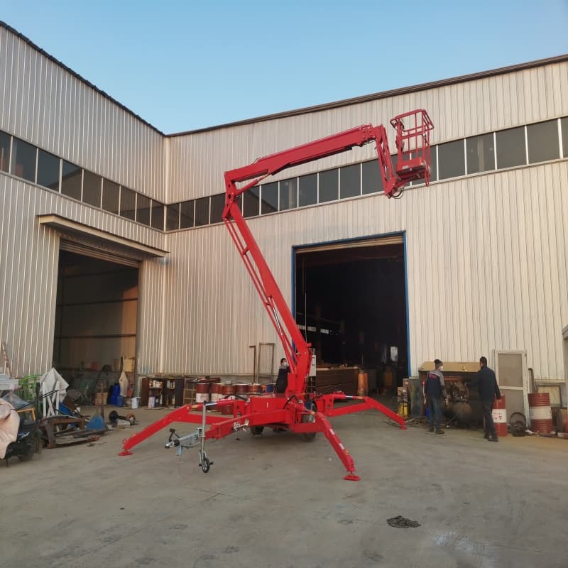 Elevador eléctrico de pluma recolector de cerezas