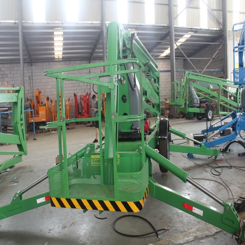 10~22m Trailer Boom Lift Machine