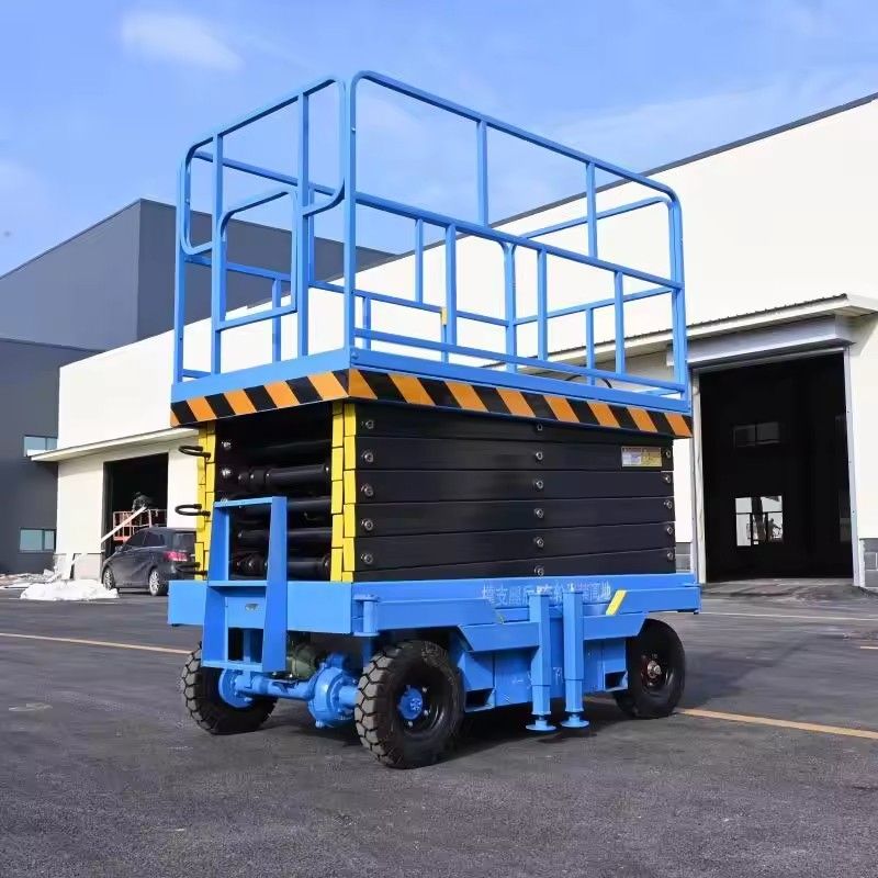 Hydraulic Industrial Mobile Scissor Lifts Electric Mini Scissor Lift Hydraulic Scissor Trolley Lift