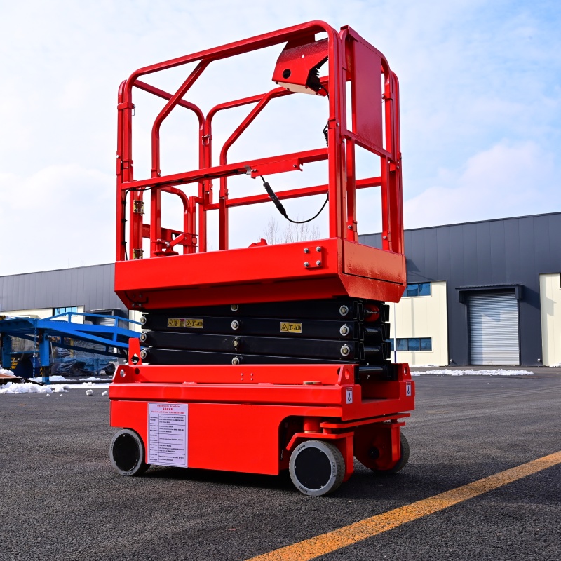 Push Around Mini Scissor Lift 