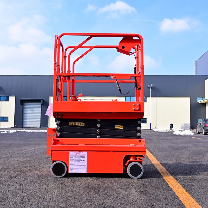 Push Around Mini Scissor Lift 