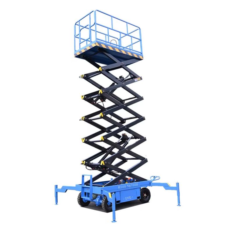 Hydraulic Industrial Mobile Scissor Lifts Electric Mini Scissor Lift Hydraulic Scissor Trolley Lift