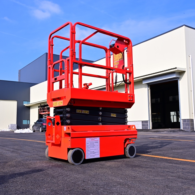 Push Around Mini Scissor Lift 