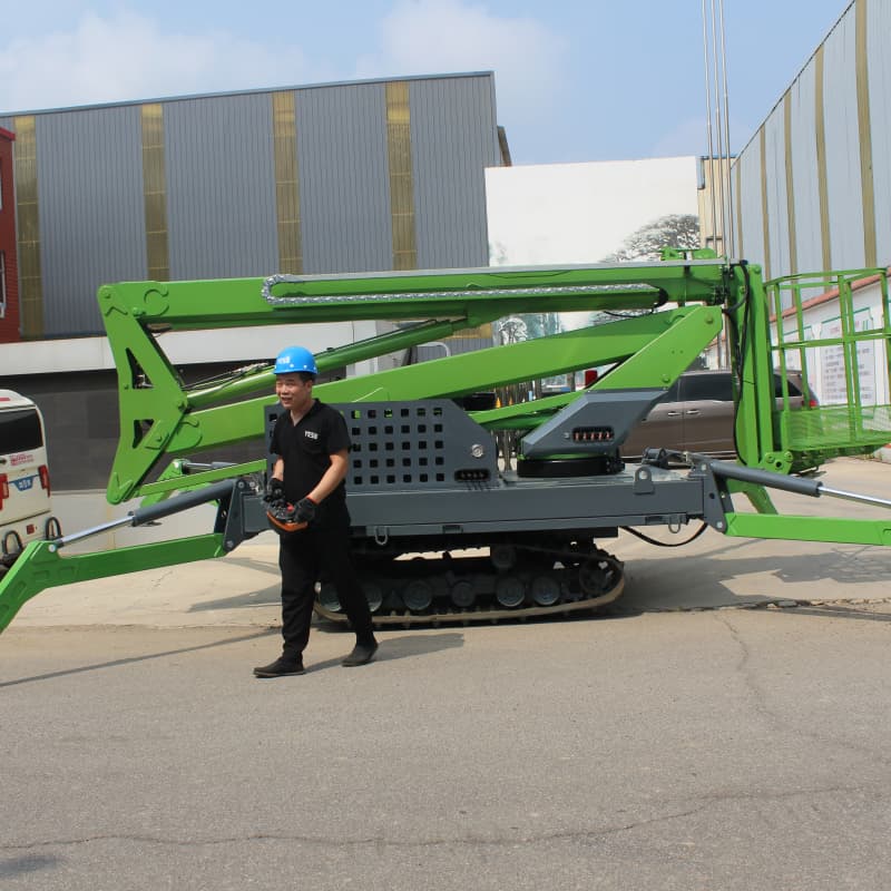 Triped Motor Vehicle Crawler Boom Lift