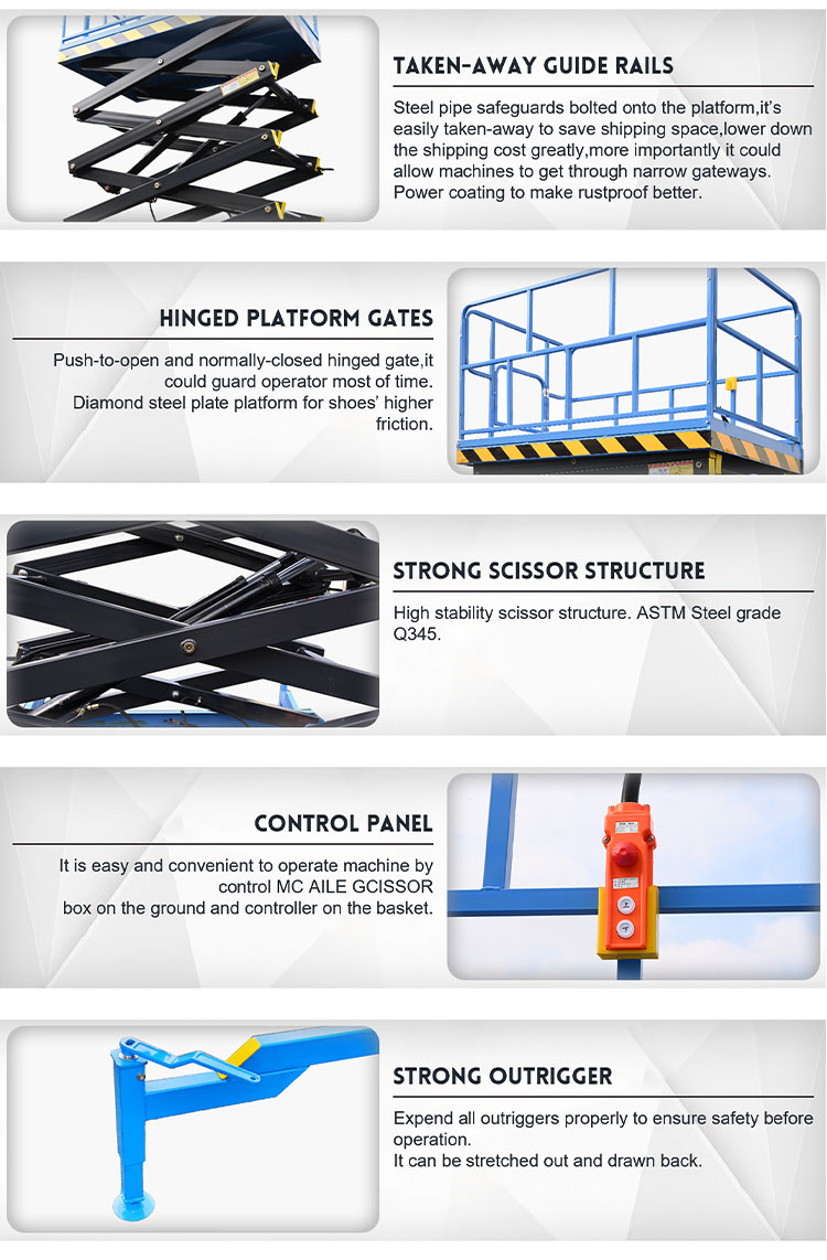 Manual Mobile Scissor Lift