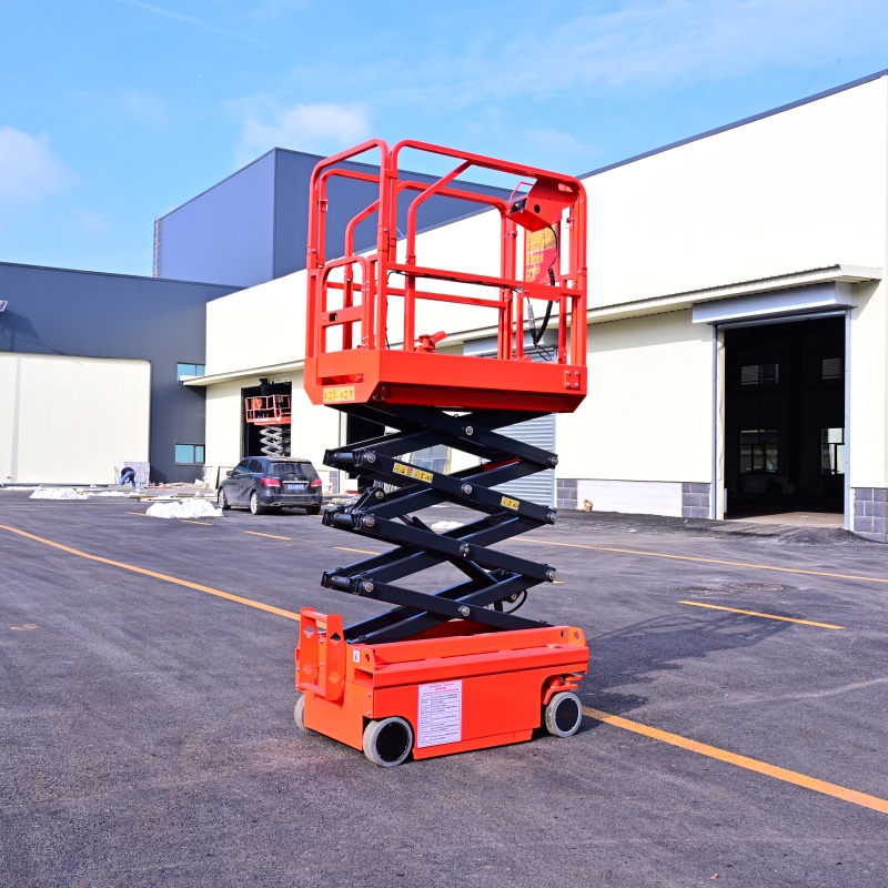 Push Around Mini Scissor Lift 